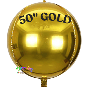 Huge Gold Round metallic balloon