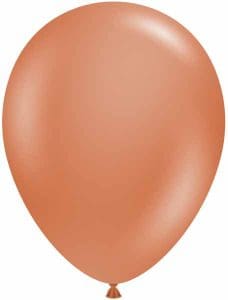 Tuftex 17" Latex Balloon Burnt Orange