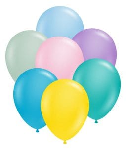 Pastel Colors Assorted Latex Balloon