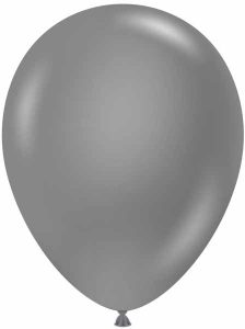 Metallic Silver Color Latex Balloon