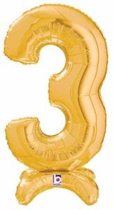 Table Decor #3 Gold Balloon