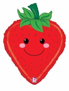 26" Supershape Strawberry PAL Fruit Foil Balloon Party Decor