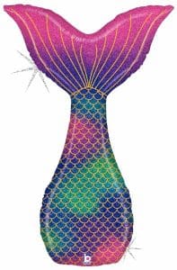 Full Mermaid Glitter Tail Balloon