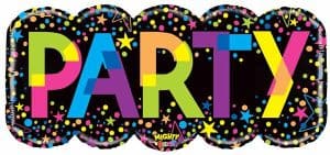 Huge PARTY Bright Colors Balloon