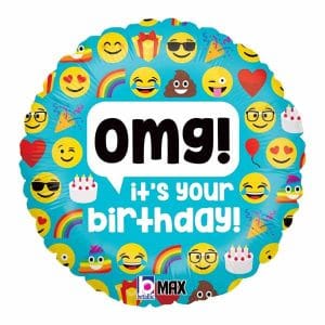 OMG! It's Your Birthday Foil Balloon