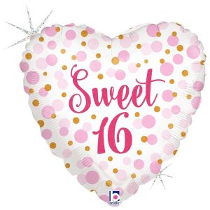 Sweet 16 Birthday Foil Balloon