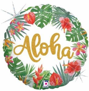 Hawaiian Theme Foil Balloon