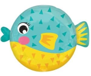 Cute Puffer Fish Foil Balloon