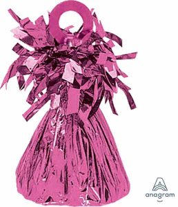 Bright Pink Foil Weight for Balloons