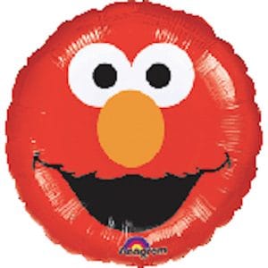 Anagram 17" Sesame Street Elmo Round Foil Birthday Balloon