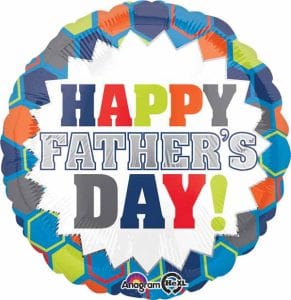 Round Father's Day Foil Balloon