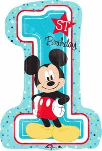 Baby's 1st Birthday Mickey Mouse Jumbo Foil Balloon