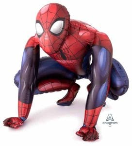 Crouching Spiderman Airwalker Glider Helium Balloon