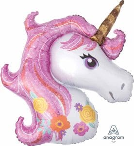 Sparkles Pink Unicorn Balloon