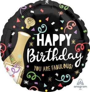 Happy Birthday You're Fabulous Balloon