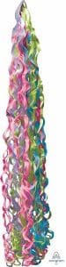 Jewel Tones Paper Tissue Swirls Twirls Tassel