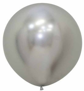 24" Giant Reflex Silver Balloon