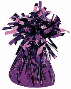 Purple Foil Weight for Balloons
