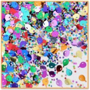 Bag of Balloons & Stars Confetti