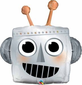 Giant Robot head balloon for Birthdays