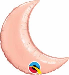 Jumbo Rose Gold Crescent Moon Foil Balloon