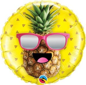 Mini Mr. Cool Pineapple Foil Balloon