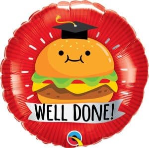 Adorable Hamburger Graduation Balloon
