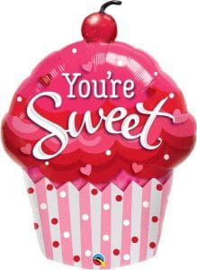 Super Sweet Cupcake Jumbo Foil Balloon